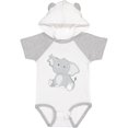thumbnail image 3 of Inktastic Elephant Boys or Girls Baby Bodysuit, 3 of 5