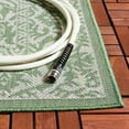 thumbnail image 5 of SAFAVIEH Machine Washable Rug Indoor/Outdoor Bermuda Collection - Bermuda Michael Oriental Indoor/Outdoor Area Rug, Green/Ivory, 9' x 12', 5 of 13