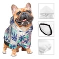 thumbnail image 2 of Bingfone Palm Leaves Dog Clothes Hoodie, Pet Winter Coat,Puppy Sweatshirts for Small Dogs Boy Girl,Suitable for All Breeds-X-Large, 2 of 6