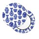 thumbnail image 2 of Disketp Blue Vases Funda Redonda para Taburete, Funda de Cojín para Silla de Bar Suave y Elástica-12 inch, 2 of 7