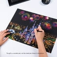 thumbnail image 4 of Scratch Painting Kits for Adult Kids Scratch Paperboard City Night Landscape Scratching Art Painting Kits Great Gift, 4 of 8