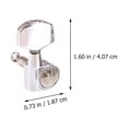 thumbnail image 2 of 6 Pcs Piquets de Tuner de Guitare Accessoires d'Instruments pour Débutants, 2 of 8