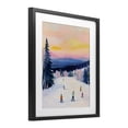 thumbnail image 2 of Stupell Industries Farmhouse Snowy Mountain Skiers at Sunset Black Framed Print Under Glass, 13 x 16, by The Prints Vibe, 2 of 8