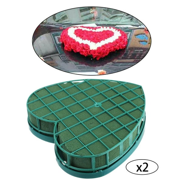 2x Base de bloques de espuma Soporte en apariencia de para proyectos de manualidades Flores artificiales o pntas Centro de BLESIY Ladrillo de espuma floral