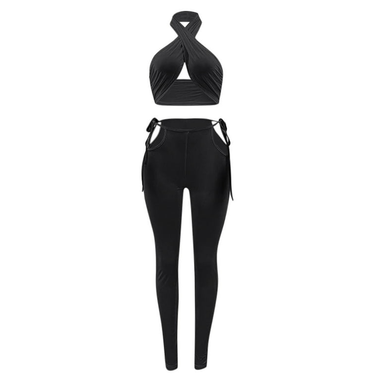 2 Pièces Femme, Athletic Hotpant Set Black