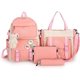 thumbnail image 1 of Conjunto de mochilas escolares de 4 Uds., mochilas Kawaii para niñas adolescentes, mochila escolar, mochila estética escolar con accesorios (hy), 1 of 5