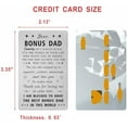 thumbnail image 2 of Bonus Dad Stepdad Father's Day Card - Gifts for Step Adoptive Unbiological Dad Birthday Wedding Christmas Easter Card, 2 of 5