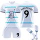 thumbnail image 1 of Chelsea FC Away Shirt 22-23 Kante Kids Football Shirt Aubameyang 9 With Socks, 1 of 5