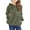 Green, variant on Kids Girl's Fuzzy Hoodies Zipper Warm Loose Sherpa Hooded Sweatshirt Pullover Casual Hooded Pullover Plush Sweatshirts for Boys Girls With Pockets