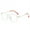 Clear Red, variant on Kids Blue Light Blocking Glasses, Anti Eyestrain & UV Protection, Computer Gaming TV Phone Glasses for Boys Girls Age 3-9