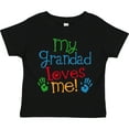 thumbnail image 3 of Inktastic My Grandad Loves Me Boys or Girls Toddler T-Shirt, 3 of 5