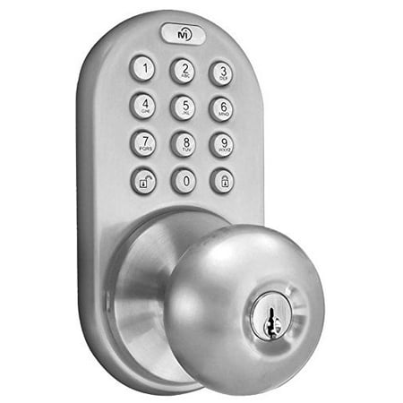 Milocks Ckk 02sn Electronic Keypad Entry Door Knob Satin Nickel New