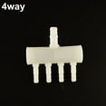 thumbnail image 2 of Flmtop 1 Pc 4 6 8 10 Ways 4mm Aquarium Fish Tank Plastic Air Flow Valve Splitter Kit, 2 of 8