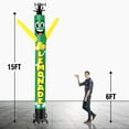 thumbnail image 2 of 15FT Tall Inflatable Tube Man Lemonade Wacky Wavy Dancing Guy (18''Diameter) for Outdoor Decoration Advertising Business Promotion - Food Theme (Blower Not Included), 2 of 7