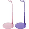 thumbnail image 2 of Kaiser Doll Stand 2299, Box of 12 - Pink and Purple Colored Doll Stands for 11" to 12" Dolls like Barbie Kaiser 468977912694, 2 of 2