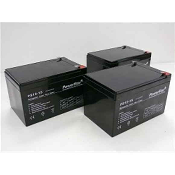 PowerStar 3 Pack Replacement Battery For Razor Mx500 Mx 500 650 Mx650 Dirt Rocket