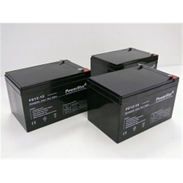 PowerStar 3 Pack Replacement Battery For Razor Mx500 Mx 500 650 Mx650 Dirt Rocket