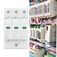 thumbnail image 1 of 200KA Surge Arrester Device, PC Shell Visual Window Insulated Terminal AC Surge Protector  Protective Arrester Device Plug In Design, 1 of 8