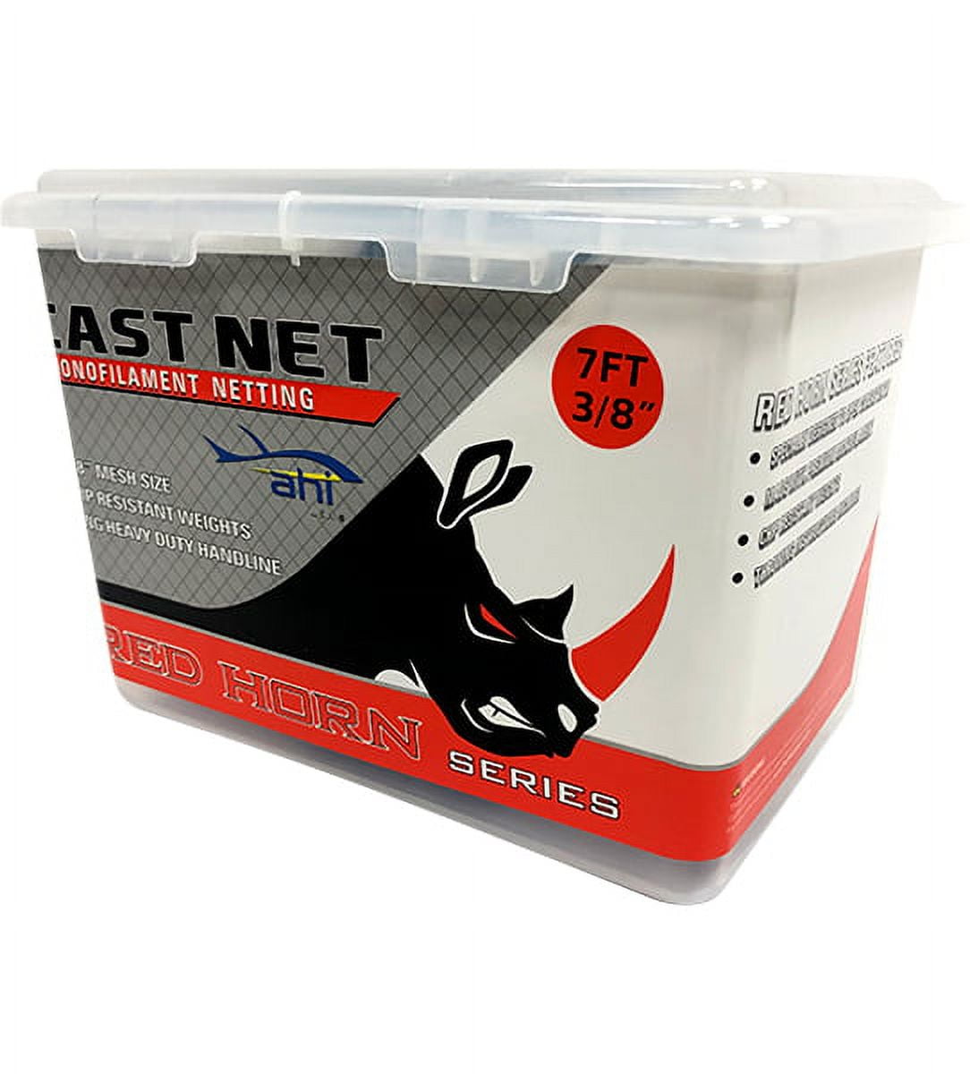 Ahi USA 20 Series Cast Net 4', 3/8" Mesh