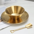 thumbnail image 2 of Shaved Ice Bowl Set Korean Style Dessert Bowl Stainless Steel Salad Bowl Small Ice Cream Cups Household Fruit Bowl for Snacks, 2 of 7