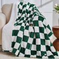 thumbnail image 1 of Heated Electric Blanket Throw OCTROT 50x60cm Dark Green, 1 of 7