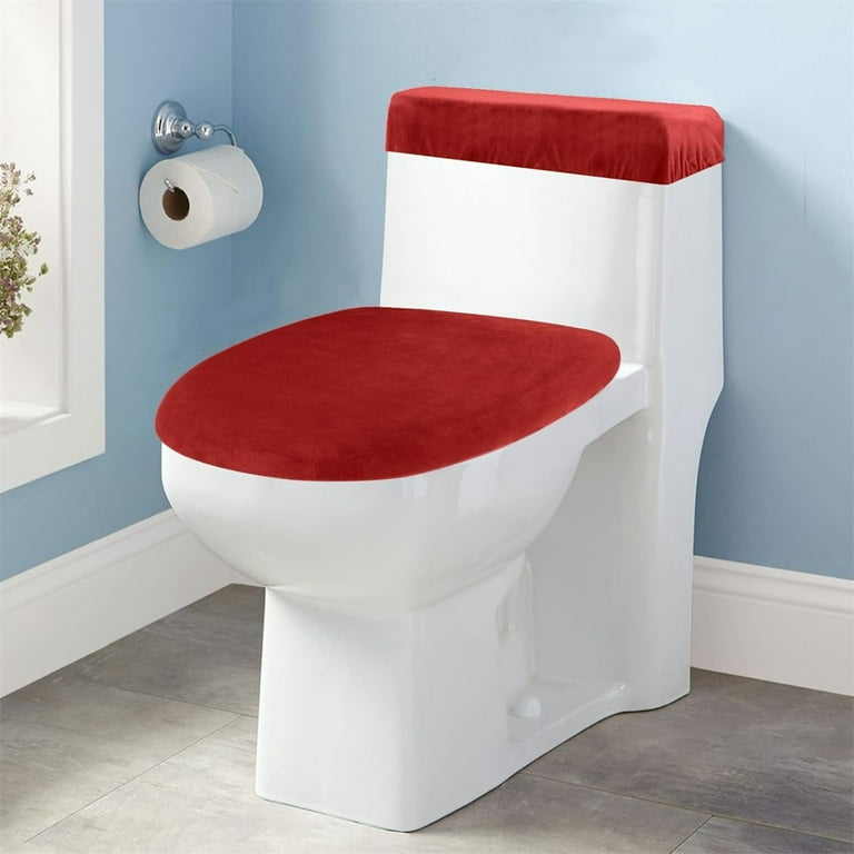 Amazon.com: LAZIRO Velvet Lace Two-Piece Toilet Seat Cover