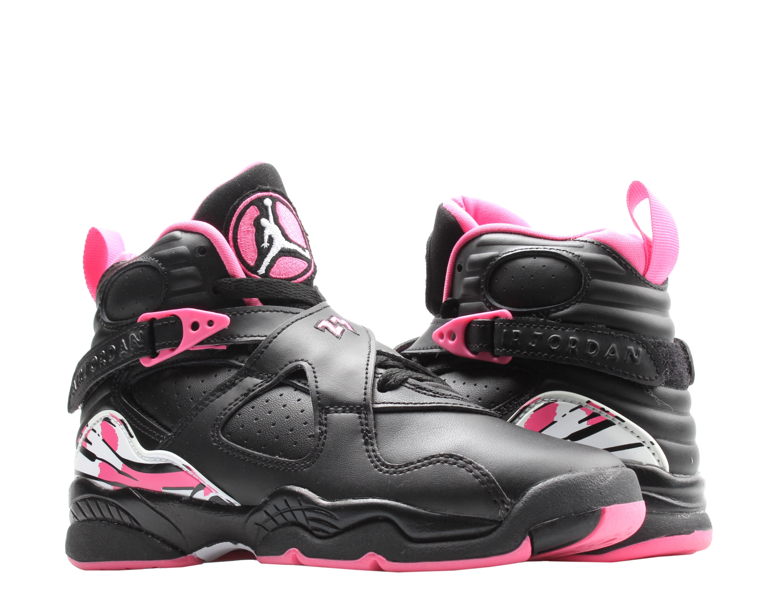 otro verdad galope Nike Air Jordan 8 Retro (GS) Big Girls Basketball Shoes Size 5.5 -  Walmart.com