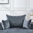 thumbnail image 5 of 55''L Chenille Sponge single sofa,No Assembly Required,Fluffy Modern Sleeper Chair for Living room, Bedroom, Lounge and Projection Room(Not a swivel chair.), 5 of 5