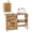 Rosewood, variant on MemoryField Collapsible Sewing Machine & Craft Table – Built-in Charging Station, Lockable Wheels, Storage Trays, Shelf, Pegs, Magnetic Locks, USB Type-C, Space-Saving Cabinet Desk,Green