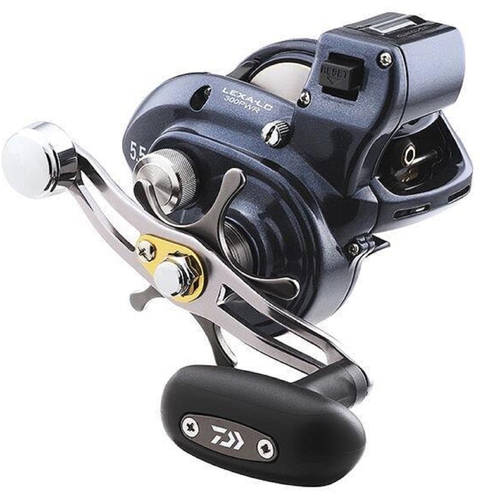 Daiwa Lexa 300 Right Hand Baitcaster Fishing Reel with Line