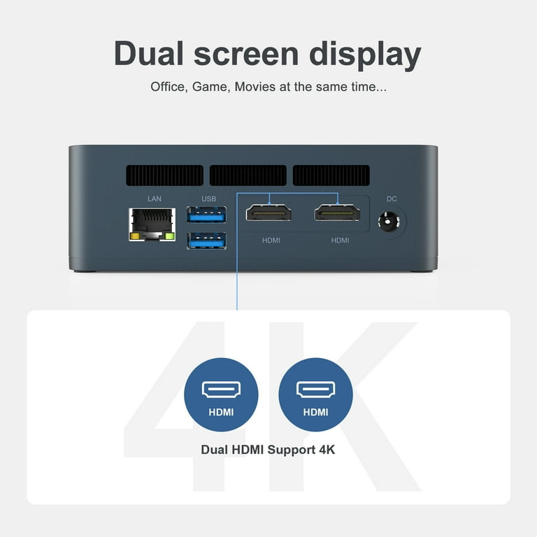 Beelink Mini PC SEi8, 8th Gen Intel i5 8279U, 8GB RAM, 256GB SSD