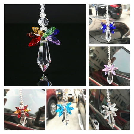 

Taize Car Pendant Eye-catching Decorative Glass Interior Rearview Mirror Hanging Ornament for Home