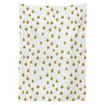 thumbnail image 3 of Ambesonne Bee Tablecloth Rectangular Table Cover, Simple Doodle Flying Bee, 52"x70", Brown Yellow White, 3 of 4
