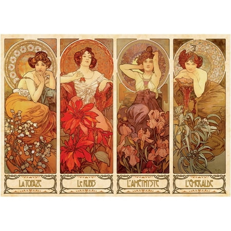 Alphonse Mucha The Precious Stones Jigsaw Puzzle 1000pcs Alphonse Mucha The Precious Stones Jigsaw Puzzle 1000pcs