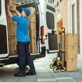 thumbnail image 2 of Costway Stair Climber Hand Truck with Telescoping Handle and Rubber Wheels 350 Lb Capacity, 2 of 10