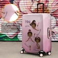 thumbnail image 3 of African American Ballerinas Thick Trolley by Alien Meow 22-24 inch Elastic Suitcase Cover, 3 of 6