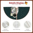 thumbnail image 5 of Bingfone Christmas Tree Skirt Mat Christmas Decoration Interior 36"-Astronaut Traveler With Suitcase, 5 of 8