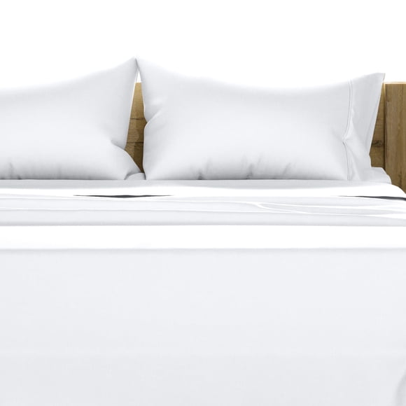 Texas Linen Co. 100% Egyptian Cotton Sheets California King Size - 1500 Thread Count 4 PC Cal King Sheets Egyptian Cotton Soft Cooling Sateen Sheets High Thread Count Sheets California King - White