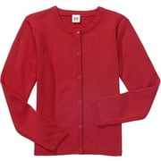 Girl's School Uniform Cardigan Sweater