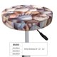 thumbnail image 4 of Disketp Sea Shells Funda Redonda para Taburete, Funda de Cojín para Silla de Bar Suave y Elástica-13 inch, 4 of 7