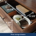 thumbnail image 6 of Sauder River Ranch Credenza For TVs up to 75" Grand Walnut finish, 6 of 14
