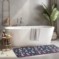 thumbnail image 2 of Dark Blue Little Princess Pattern Kitchen Rug Mat,Kitchen Runner Rugs Non Skid Washable,Decorative Kitchen Floor Mats for Kitchen,Sink,Laundry,17"x47.2", 2 of 7