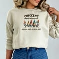 thumbnail image 2 of Women's Chickens Make Me Happy Humans Make My Head Hurt Sweatshirt, 2 of 9