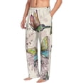 thumbnail image 2 of Balery Flying Butterflies-1 print Men's Pajama Pants,Ultra Lightweight Pjs,Lounge Pant-XX-Large, 2 of 9