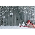 thumbnail image 2 of GreenDecor 7x5ft Christmas Photography Backdrops Snowflake Wood Background Christmas Ball Children Booth Party Backdrop for Photo Studio Props, 2 of 4