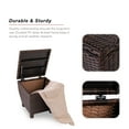 thumbnail image 3 of Prime Garden 13 Gallons Wicker Deck Box Outdoor Storage Containers,Brown, 3 of 10