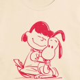 thumbnail image 2 of Peanuts - Girl's Best Friend Lucy & Snoopy - Juniors Cropped Graphic T-Shirt, 2 of 5
