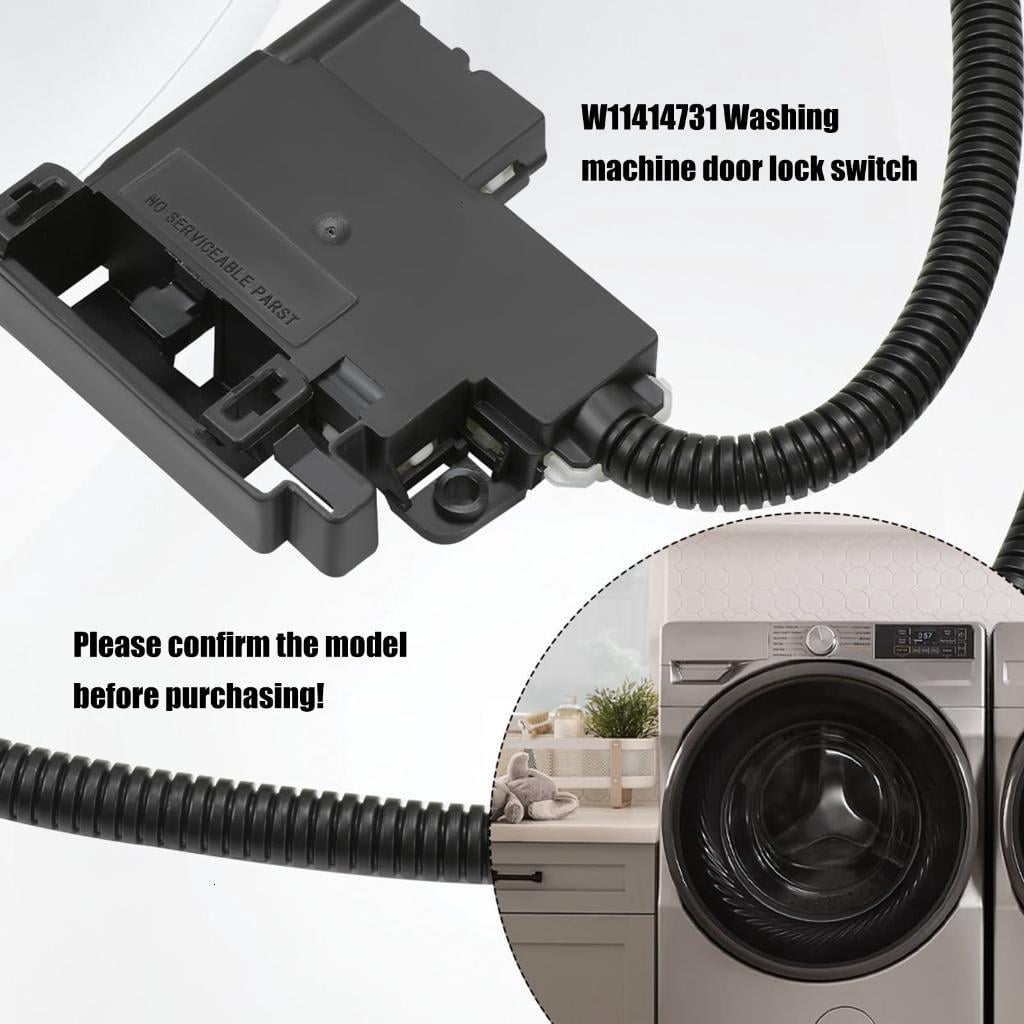 Washer Lid Maintenance Set Locking Service Set Switches Assembly Repair Set ABS Texture Suitable for Various Models