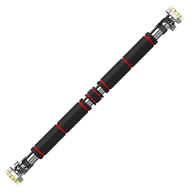 1 pieza de barra de pestillo de ejercicio de extracción de puerta sin agujero 60-100cm herramienta de Fitness de barra de extracción kaili Sencillez