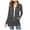 Dark Gray, variant on Fesfesfes Women Cardigan Women Cardigan Up Casual Solid Color Long Sleeve Hoodeless Top Sale Items